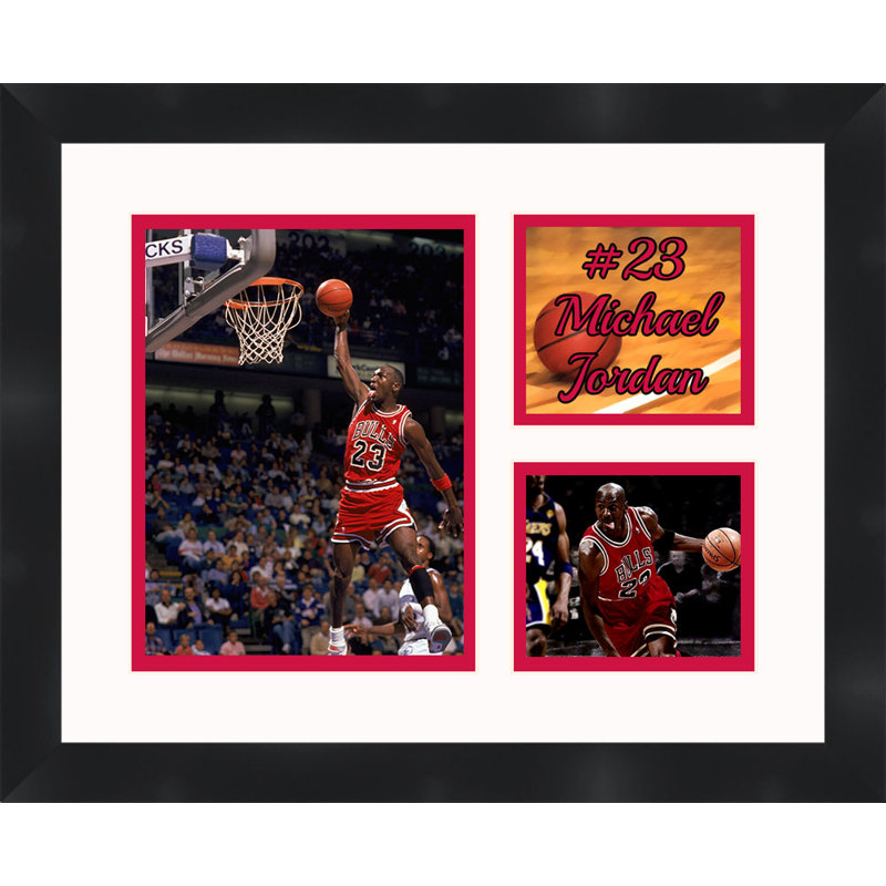 Frames By Mail 'Michael Jordan' Framed Photographic Print Wayfair